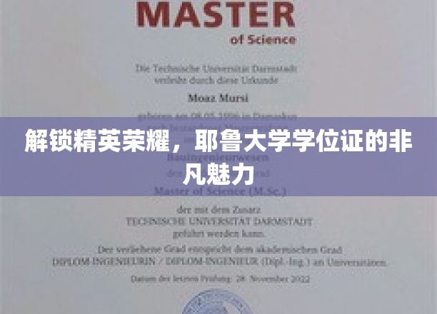 耶鲁学位证背后的精英之光，揭秘非凡荣耀背后的故事