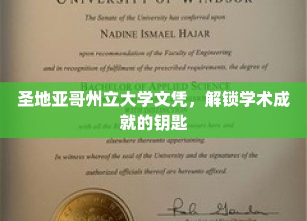 解锁学术荣耀，圣地亚哥州立大学文凭的秘密通道