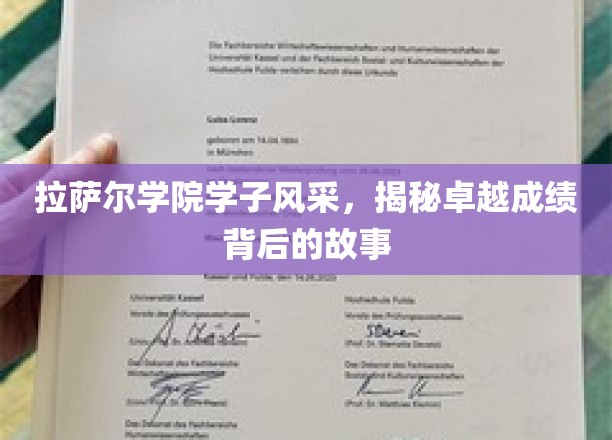 拉萨尔学院学子风采，揭秘卓越成绩背后的故事