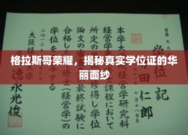 格拉斯哥之光，探寻伪造学位证的奢华幕后