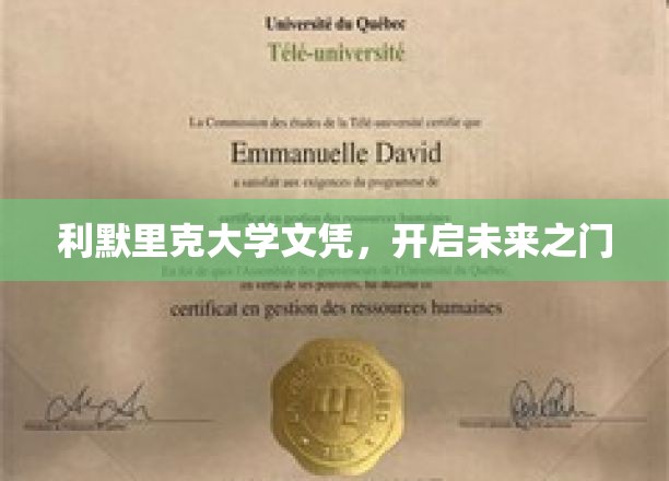 利默里克大学文凭，解锁人生新篇章