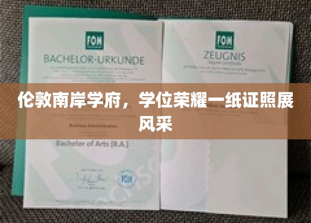 伦敦南岸学府荣耀绽放，学位证照见证学子非凡风采