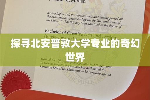 探寻北安普敦大学专业的奇幻世界