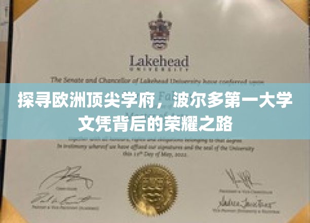 探寻欧洲顶尖学府，波尔多第一大学文凭背后的荣耀之路