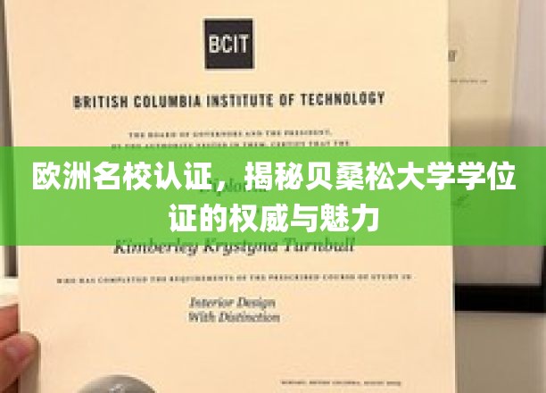 欧洲精英认证，贝桑松大学学位证彰显国际认可与非凡价值