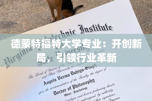 德蒙特福特大学专业：开创新局，引领行业革新