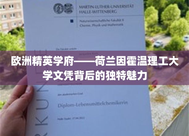欧洲精英学府——荷兰因霍温理工大学文凭背后的独特魅力