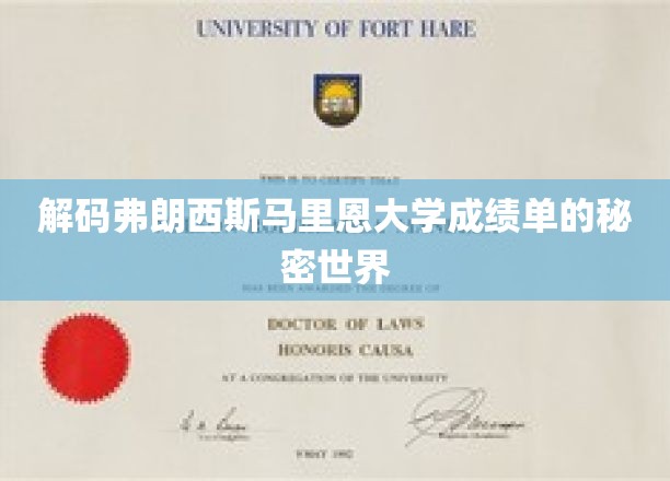 揭开弗朗西斯马里恩大学成绩单背后的神秘面纱