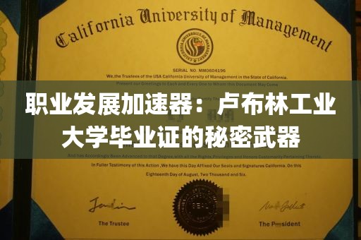 职业发展加速器：卢布林工业大学毕业证的秘密武器