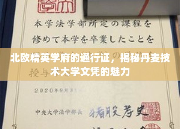 北欧精英学府的通行证，丹麦技术大学文凭的独特魅力