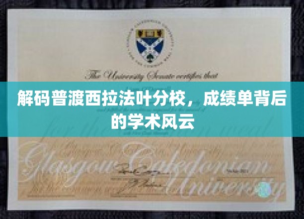 探秘普渡西拉法叶分校，揭开成绩单背后的学术传奇