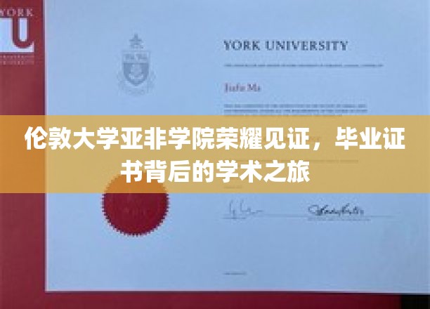 揭秘伦敦大学亚非学院荣耀时刻，毕业证书背后的学术征途记实