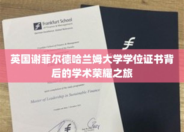 探寻谢菲尔德哈兰姆大学学位证书背后的璀璨学术足迹