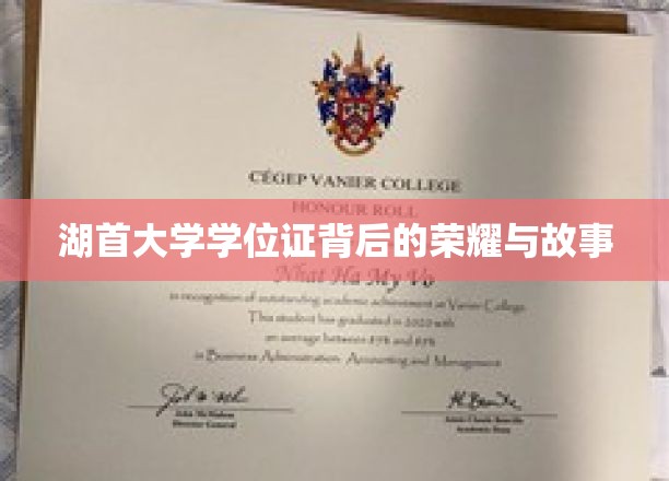 湖首大学学位证背后的荣耀与故事
