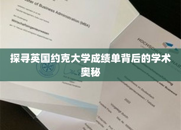 揭秘约克大学成绩单，一窥英国高等学府的学术风采