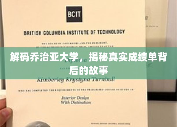 揭开乔治亚大学成绩单背后的神秘面纱