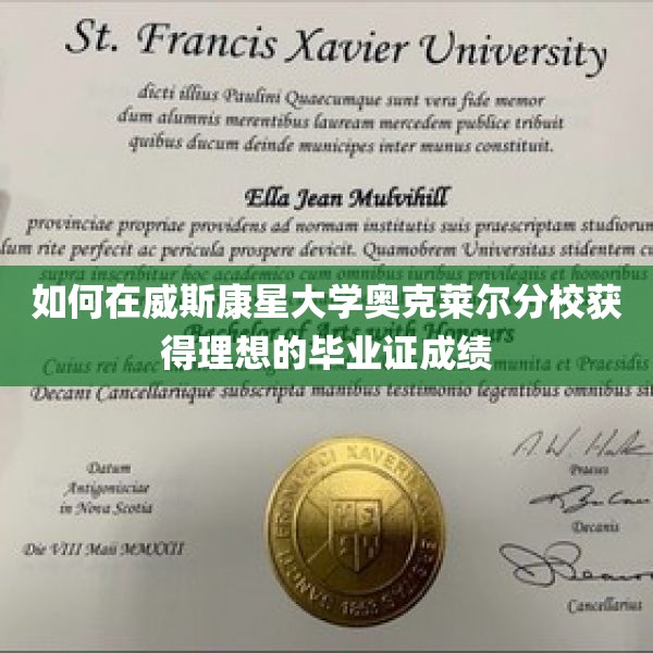 如何在威斯康星大学奥克莱尔分校获得理想的毕业证成绩