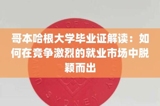 哥本哈根大学毕业证解读：如何在竞争激烈的就业市场中脱颖而出